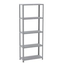 Estante De Aço Light 5 Prateleiras Cinza 180X70x30 - Pandin