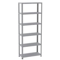 Estante De Aço Light 6 Prateleiras 180X70x30 - Pandin Estante De Aço Light 6 Prateleiras 180X70x30 - Pandin