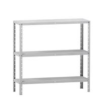 Estante de Aço Multiuso Baixa Pandin 90 cm Cinza Cristal