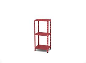 Estante de Aço Multiuso de Canto Pandin 90 cm Vermelho