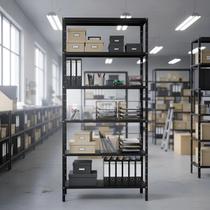 Estante de Aço Prateleira Modular Multiuso Armário Livreiro Com 6 Bandejas até 30kg por bandejas