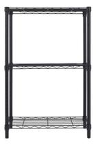 Estante De Aco Preto 3 Prateleiras 90x60x35cm 150 Kg Spaceo