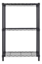 Estante De Aco Preto 90x60x35cm Ate 150kg - 3 Prateleiras