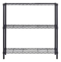 Estante De Aco Preto 90x90x35cm Ate 150kg - 3 Prateleiras