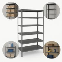 Estante de Aço Reforçada 6 Prateleiras Multiúso 90cm - VGX PRIME