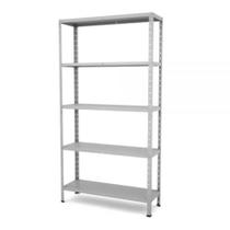 Estante de Aço Triflex 5 Prateleiras Cinza Amapá Estante de Aço Triflex 5 Prateleiras Cinza Amapá