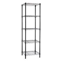 Estante de armazenamento Amazon Basics 5-Shelf Tower Black
