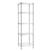 Estante de armazenamento Amazon Basics 5 Shelf Tower Chrome
