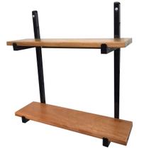 Estante De Ferro Para Livros Ou Multi Uso Com 2 Prateleiras De Madeira 50m Estante De Ferro Para Livros Ou Multi Uso Com 2 Prateleiras De Madeira 50m
