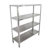 Estante de Inox 4 Planos 150x50x175 Regulável SL1550 FrigoPro Estante de Inox 4 Planos 150x50x175 Regulável SL1550 FrigoPro