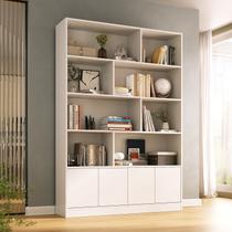 Estante de Livros 100% MDF 124,5CMX180,5cm 4 Portas 8 Nichos Versatile Branco Estante de Livros 100% MDF 124,5CMX180,5cm 4 Portas 8 Nichos Versatile Branco