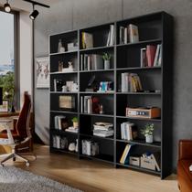 Estante de Livros 171cmx182cm Kit 3 Estantes Lv200