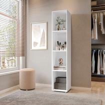 Estante de Livros 30cmx150cm Modular 4 Nichos Delta