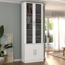 Estante de Livros 4 Portas 5 Prateleiras