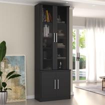 Estante de Livros 4 Portas 5 Prateleiras