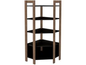 Estante de Livros 71CMX166CM Canto Multiuso Preto Estante de Livros 71CMX166CM Canto Multiuso Preto