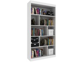 Estante de Livros 93CMX181CM 4 Prateleiras Home Office Espresso Móveis Branco Estante de Livros 93CMX181CM 4 Prateleiras Home Office Espresso Móveis Branco
