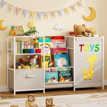 Estante de livros Aokitsink 3 Side Kids Montessori com gaveta de armazenamento de brinquedos Estante de livros Aokitsink 3 Side Kids Montessori com gaveta de armazenamento de brinquedos