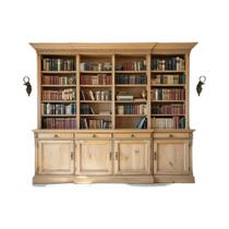 Estante De Livros Elegante Em Madeira Com Porta De Vidro, Material De Poliéster Para Decoração De