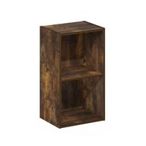 Estante de livros Furinno Pasir, prateleira aberta de 2 camadas, Amber Pine Estante de livros Furinno Pasir, prateleira aberta de 2 camadas, Amber Pine