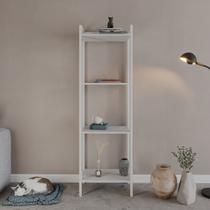 Estante de Livros Industrial 45cmx146cm Multiuso 4 Prateleiras Active YesCasa