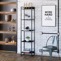 Estante de Livros Industrial 45cmx187cm Multiuso 5 Prateleiras Dynamica YesCasa Estante de Livros Industrial 45cmx187cm Multiuso 5 Prateleiras Dynamica YesCasa