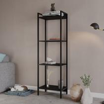 Estante de Livros Industrial Aço 45cmx146cm Multiuso 4 Prateleiras Active YesCasa