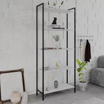 Estante de Livros Industrial Aço 80CMX187CM Multiuso 5 Prateleiras Active Yescasa