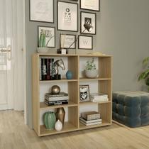 Estante de Livros Livreiro Multiuso 6 Nichos Georgia
