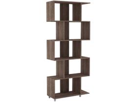 Estante de Livros Retrô 79CMX184CM Nichos ESM209 Marrom Estante de Livros Retrô 79CMX184CM Nichos ESM209 Marrom