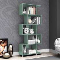 Estante de Livros Retrô 79CMX184CM Nichos ESM209 Verde/Oliva Estante de Livros Retrô 79CMX184CM Nichos ESM209 Verde/Oliva