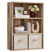 Estante de livros VASAGLE Custos Collection 3-Tier Camel Brown