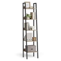 Estante de livros VASAGLE Prateleira de escada de 5 níveis 171x34x30 cm