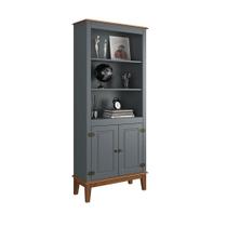 Estante de Madeira Maciça 2 Portas Estante de Madeira Maciça 2 Portas