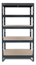Estante De Metal E Madeira 5 Prateleiras 176X90X40Cm Fixser