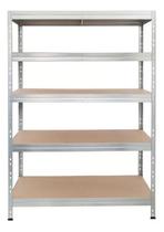 Estante De Metal E Madeira 5 Prateleiras 180X120X50Cm Fixser