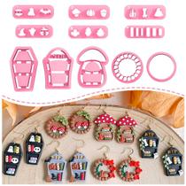 Estante de outono Clay Cutters Keoker Halloween 11 Shapes