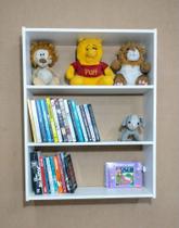 Estante de Parede Livreiro Organizador Multiuso