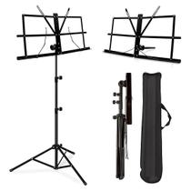 Estante De Partitura Musical Com Tripé Dobrável E Bolsa Estante De Partitura Musical Com Tripé Dobrável E Bolsa