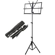 Estante de Partitura Suporte Pedestal Cavalete Portátil Dobrável com Bolsa de Transporte Lorben GT6042