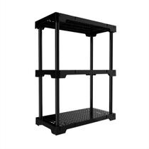 Estante De Plastico 75 Kg 3 Prateleiras 86x70x35 Cm