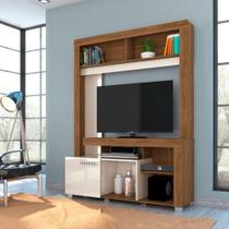 Estante De Tv 50 Pol 136cm Sala De Estar Mervan M20 - D'rossi Cor Naturale E Off White Estante De Tv 50 Pol 136cm Sala De Estar Mervan M20 - D'rossi Cor Naturale E Off White