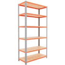 Estante desmontável 1000 x 600 x 1950 mm com 6 prateleiras - 40302