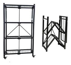Estante Dobravel Organizadora Multiuso Rodas 159x91x53cm Estante Dobravel Organizadora Multiuso Rodas 159x91x53cm