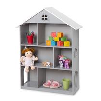 Estante Dollhouse Wildkin Kids cinza sem BPA 107x30x84cm