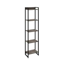 Estante Dynamica 45x30x187cm C/05 Prateleiras Carvalho Dark / Carvalho Dark /