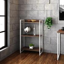 Estante Dynamica 60X30X104cm C/03 Prateleiras Estrutura Branca
