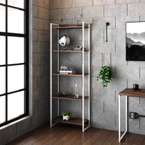 Estante Dynamica 60X30X187cm C/05 Prateleiras Estrutura Branca