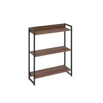 Estante Dynamica 80x30x104cm C/03 Prateleiras Nogal / Nogal / Estante Dynamica 80x30x104cm C/03 Prateleiras Nogal / Nogal /