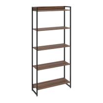 Estante Dynamica 80x30x187cm C/05 Prateleiras Nogal / Nogal / Estante Dynamica 80x30x187cm C/05 Prateleiras Nogal / Nogal /